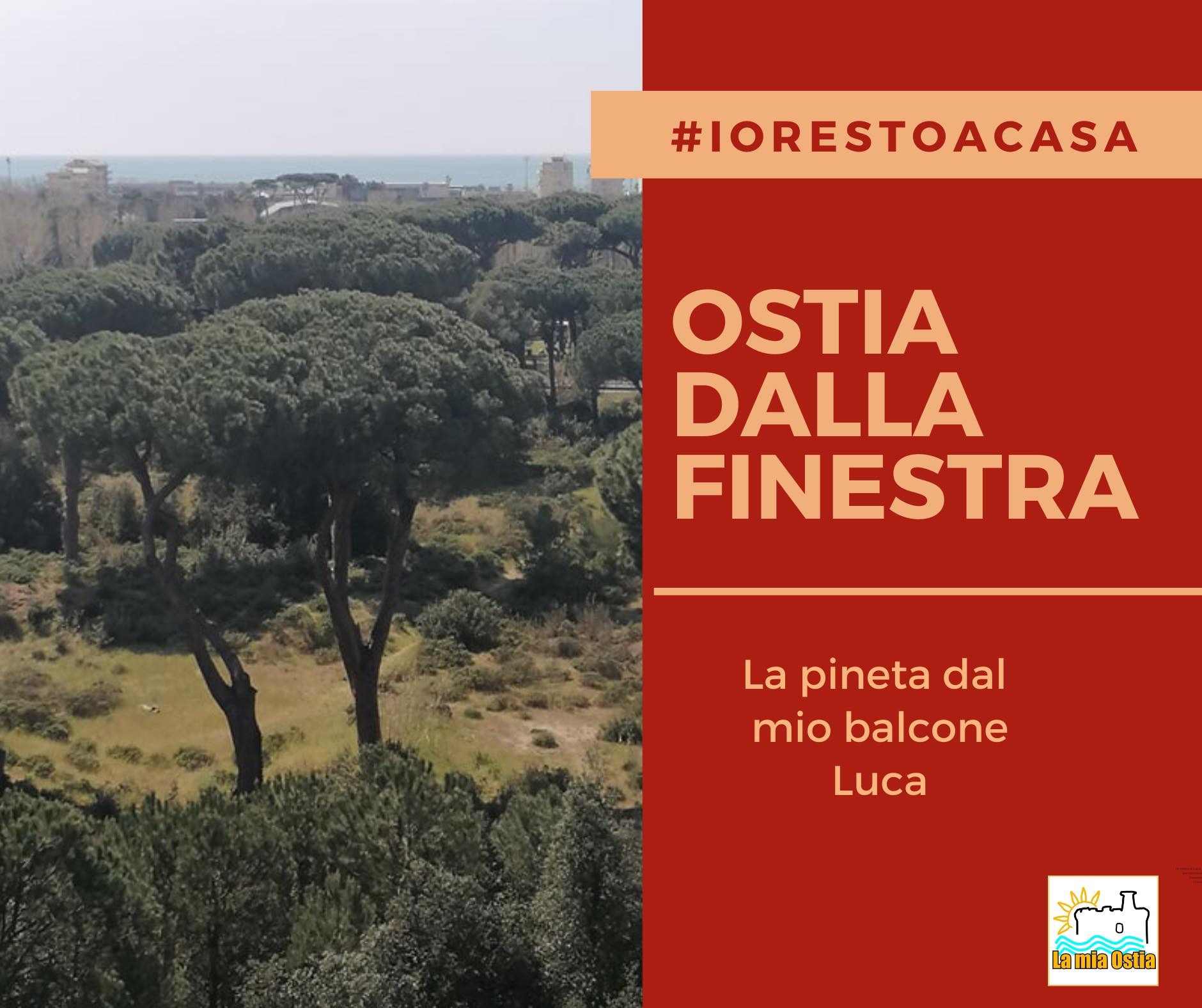 Ostia dalla finestra: mese di aprile